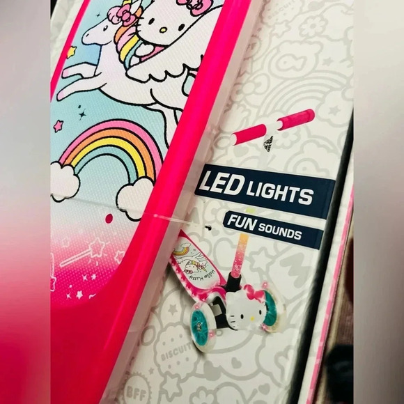NEW HELLO KITTY  LIGH UP SCOOTER 3+
Fun sounds - Picture 7 of 7